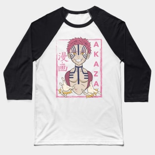 Akaza demon Baseball T-Shirt